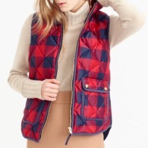 J. Crew Plaid Vest